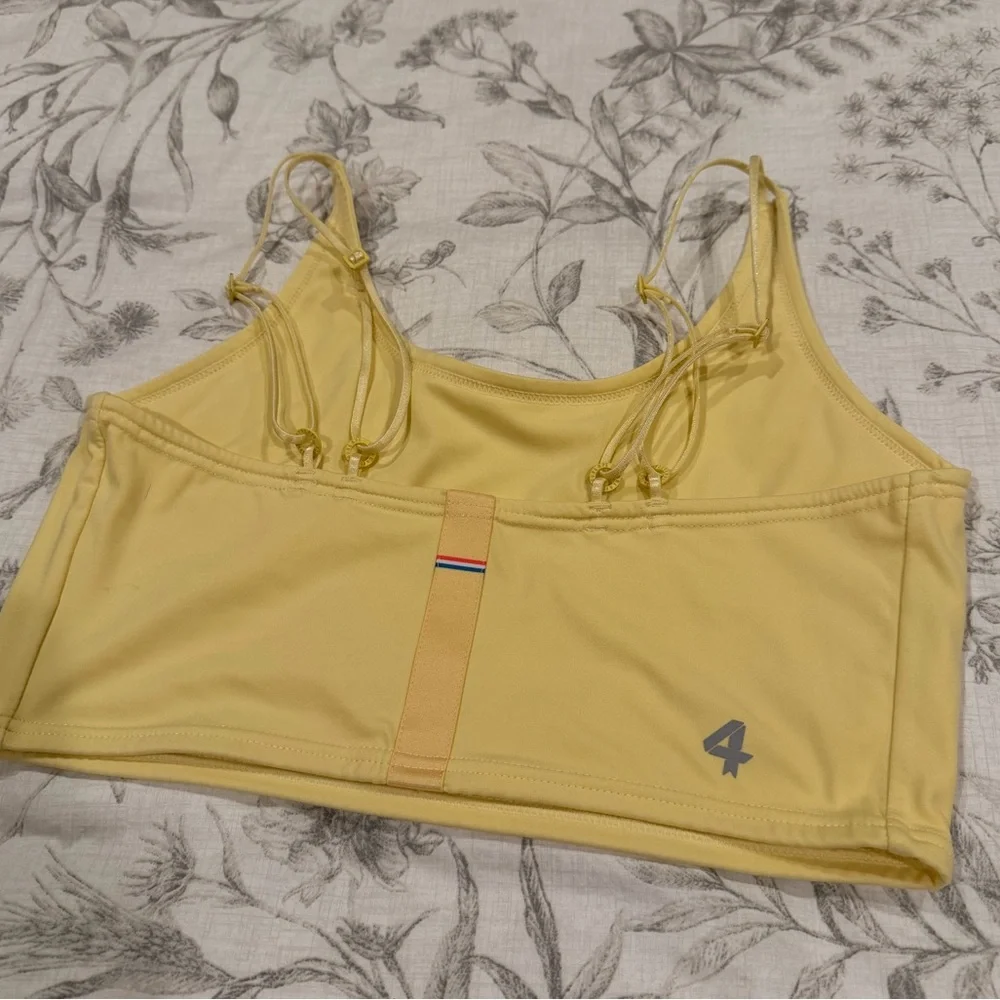 Fourlaps Poise Longline Bra - Banana - Picture 6 of 7